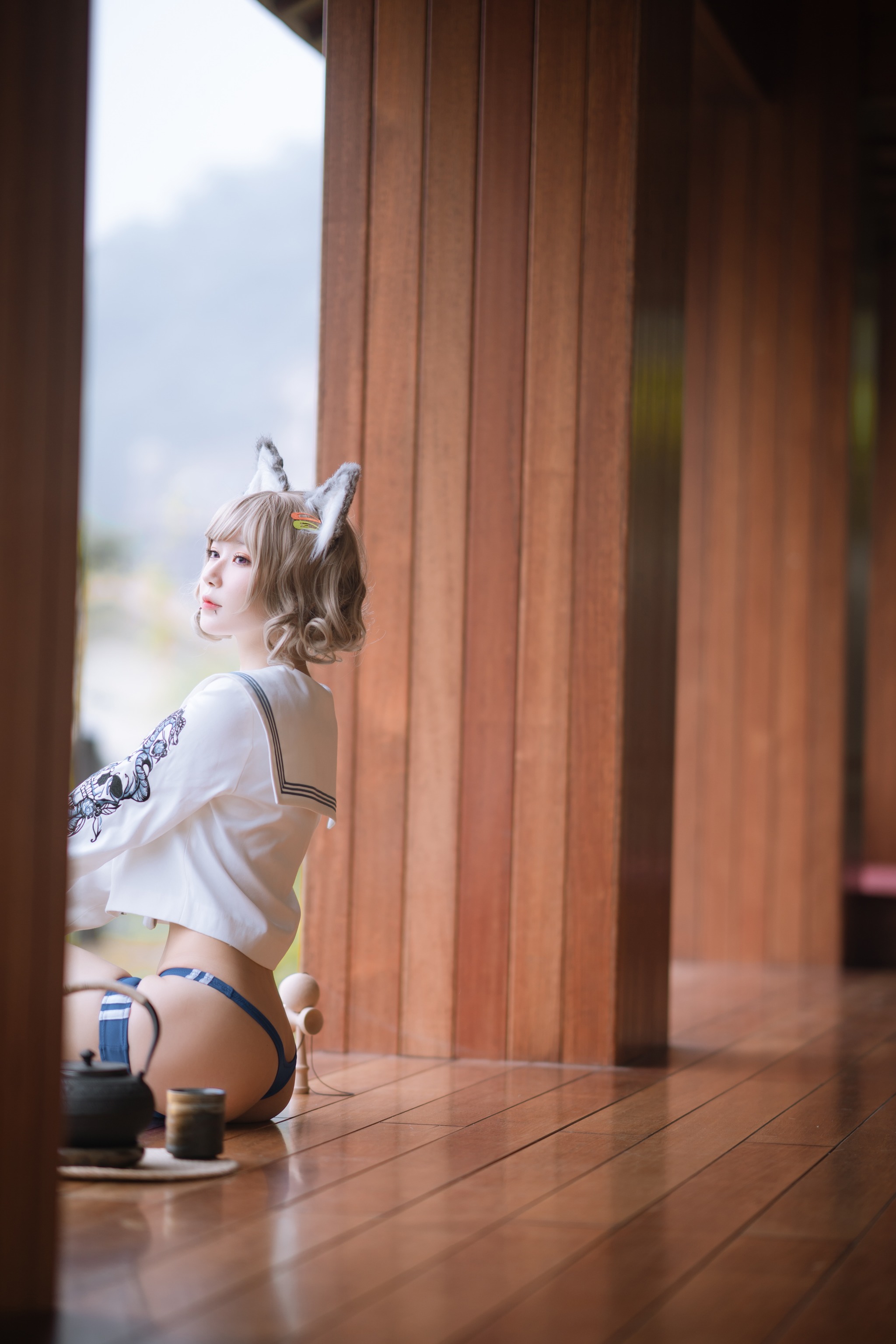 阿包也是兔娘 - NO.018 x型体操服 [30P]-XikXak